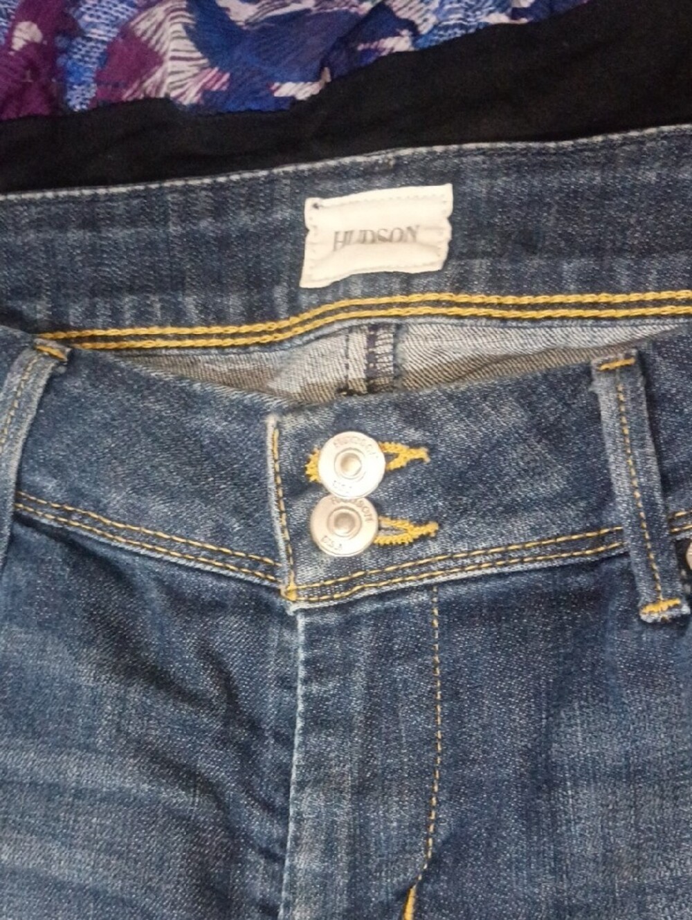 Hudson Jeans Collin flap Skinny crop Women’s Bootcut in Medium Blue Wash